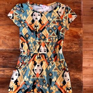 Disney Pocahontas size 6 Kids Mae Lularoe dress